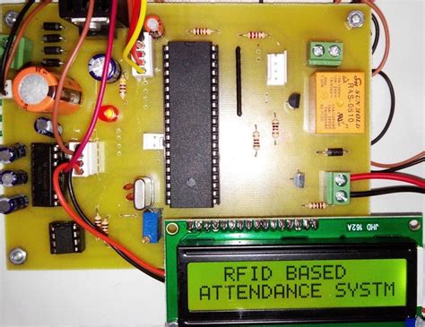 online rfid attendance system|rfid based attendance system using 8051.